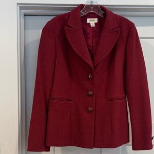 Talbots Deep Red Women's Blazer